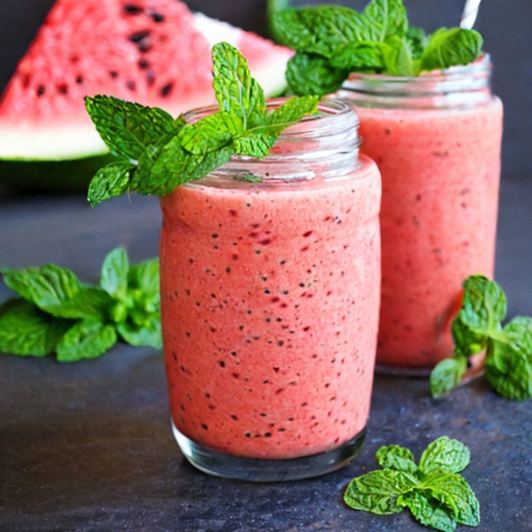 Watermelon Mint Smoothie